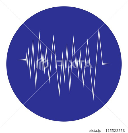 sound wave music logo 115522258