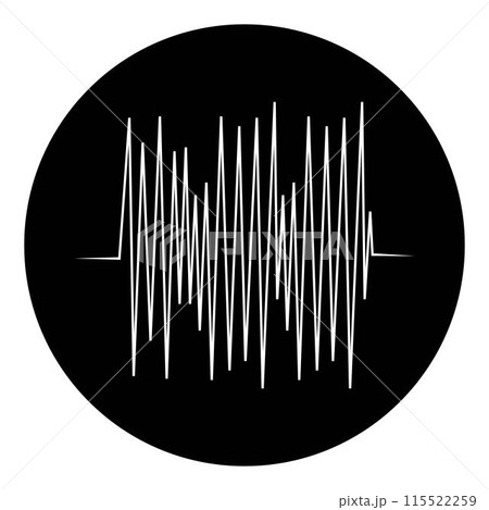 sound wave music logo sound wave music logo 115522259