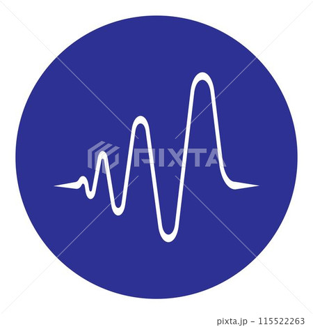 sound wave music logo 115522263