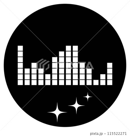 sound wave music logo 115522271