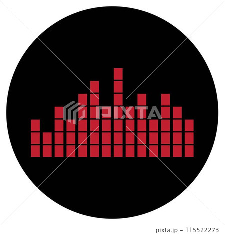 sound wave music logo 115522273