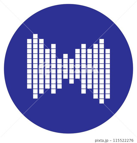 sound wave music logo sound wave music logo 115522276