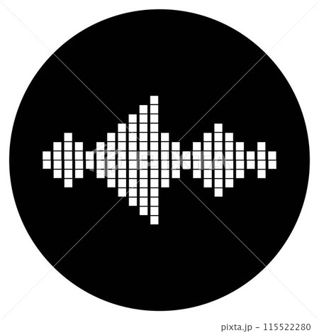 sound wave music logo sound wave music logo 115522280