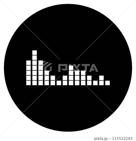 sound wave music logo sound wave music logo 115522283