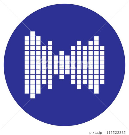 sound wave music logo sound wave music logo 115522285