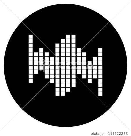 sound wave music logo 115522288