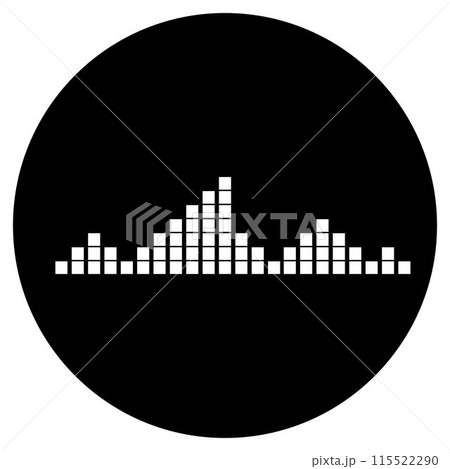 sound wave music logo sound wave music logo 115522290