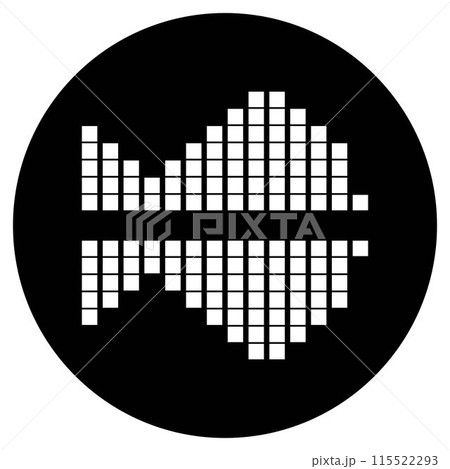 sound wave music logo 115522293