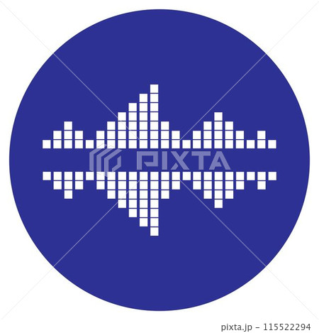sound wave music logo sound wave music logo 115522294
