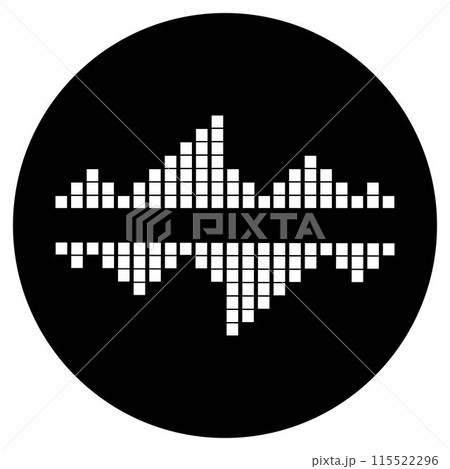 sound wave music logo sound wave music logo 115522296
