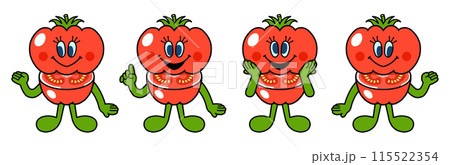 Tomato girl トマトガール　野菜系マスコットキャラクター 115522354