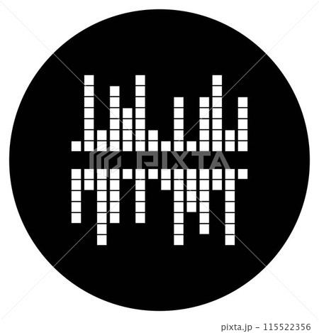 sound wave music logo 115522356