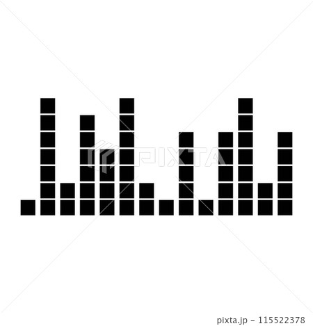 sound wave music logo vector template sound wave music logo vector template 115522378
