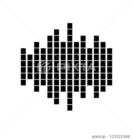 sound wave music logo vector template sound wave music logo vector template 115522388