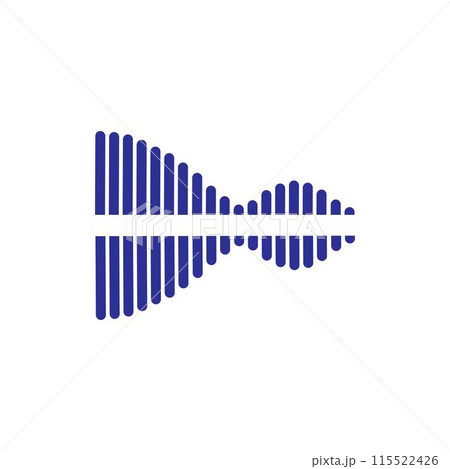 sound wave logo sound wave logo 115522426