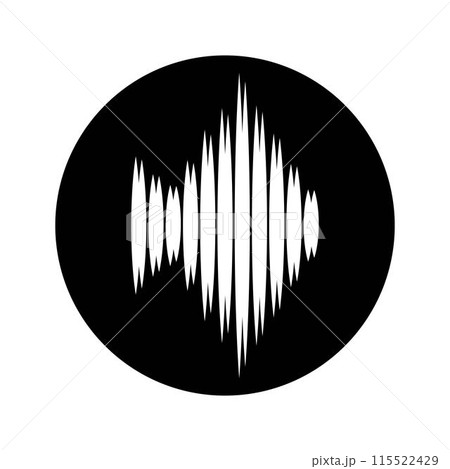 sound wave logo 115522429