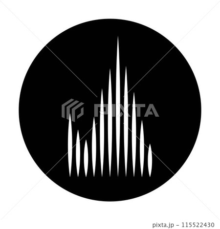 sound wave logo sound wave logo 115522430