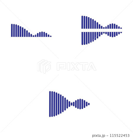 sound wave logo 115522453
