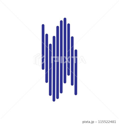 sound wave logo 115522481
