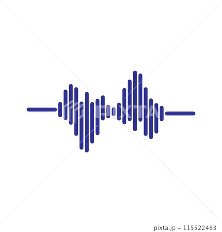 sound wave logo 115522483