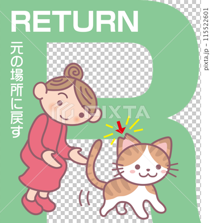 TNR_猫捕獲機改訂版_R_RETURN_元の場所に戻す_キジ猫_桜耳カット 115522601