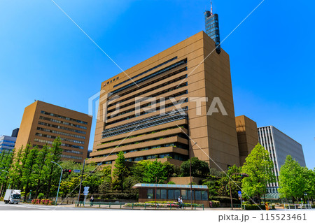 東京 中央区 築地にある 朝日新聞社 東京本社 東京 中央区 築地にある 朝日新聞社 東京本社 115523461