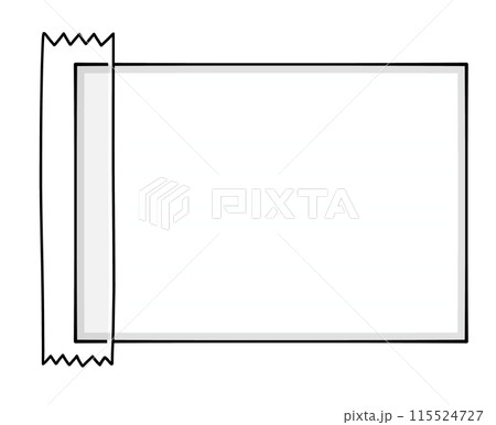 ゆるめシンプルな貼り紙2 ベタ塗り ゆるめシンプルな貼り紙2 ベタ塗り 115524727