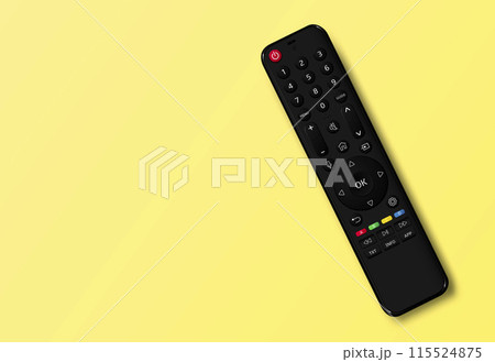 Modern smart TV remote control Modern smart TV remote control 115524875