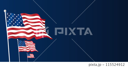 Happy Independence Day 4th Of July background Design 115524912