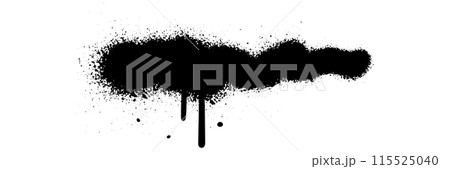 Scribble line graffiti doodle stroke. Sprayed squiggle line and strikethrough underline 115525040