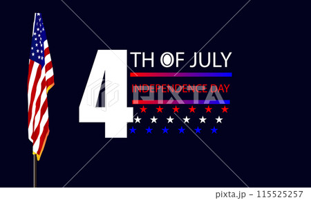 Fireworks of Happiness Celebrate Independence Day with USA Flag Design Fireworks of Happiness Celebrate Independence Day with USA Flag Design 115525257