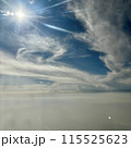 飛行機から見た雲 115525623