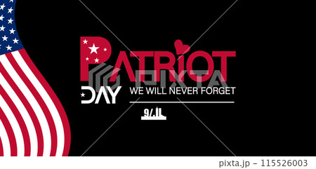Embracing Unity and Resilience 911 Remembered on Patriot Day with Flag Design Embracing Unity and Resilience 911 Remembered on Patriot Day with Flag Design 115526003