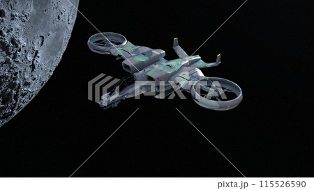 宇宙船と月 115526590