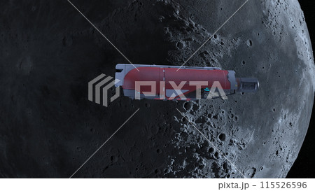 宇宙船と月 115526596