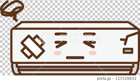 壊れた室内用エアコンのイラスト 壊れた室内用エアコンのイラスト 115526632