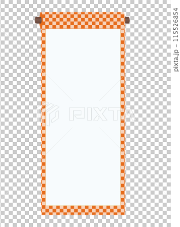 Frames in the style of ancient Japanese scrolls and scrolls 115526854