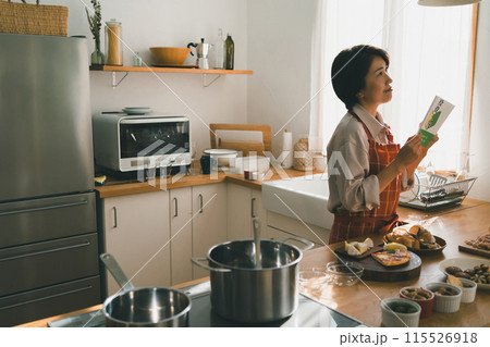 a forty-something woman a forty-something woman 115526918