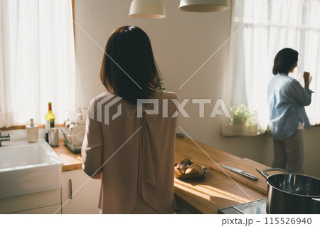 a forty-something woman a forty-something woman 115526940