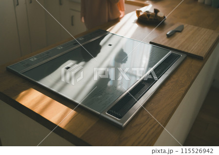 ビルトインIHクッキングヒーターと主婦 ビルトインIHクッキングヒーターと主婦 115526942