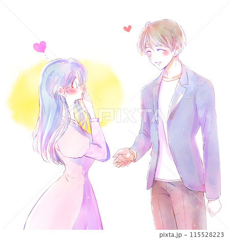 男性にアプローチされて嬉しい女性 115528223