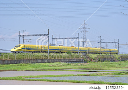 東海道新幹線 新横浜ー小田原 JR東海 923形0番台 T4編成(東京) ドクターイエロー 東海道新幹線 新横浜ー小田原 JR東海 923形0番台 T4編成(東京) ドクターイエロー 115528294