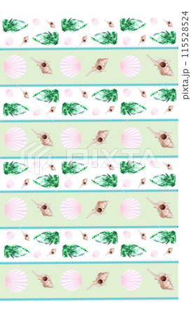 seamless pattern with purple flowers 115528524