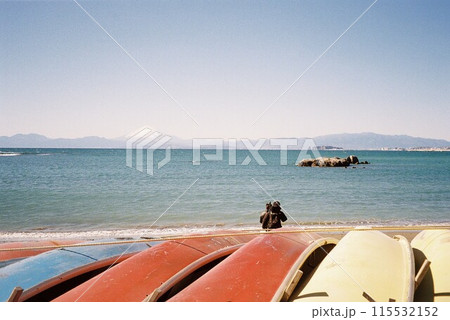 フィルムカメラで撮る海岸線 115532152