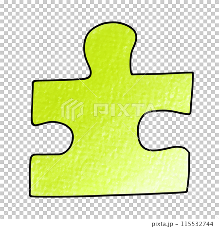 寬鬆簡單拼圖（兩凹一凸）模擬風格 115532744