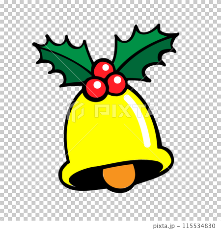 Christmas bells ring out on the holy night 115534830