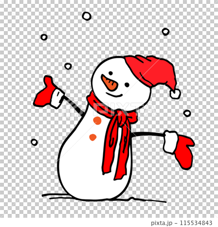 HARRY 雪降るSnowman 背景透過 HARRY 雪降るSnowman 背景透過 115534843