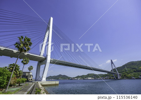 生口島 生口橋 広島県尾道市 生口島 生口橋 広島県尾道市 115536140