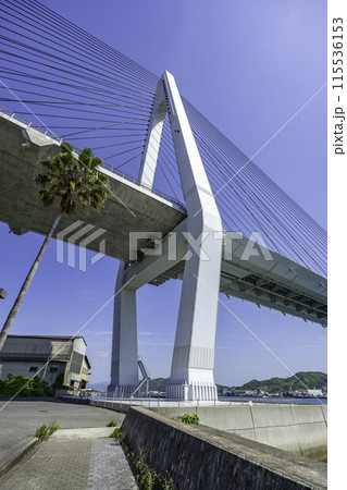 生口島　生口橋　橋脚　広島県尾道市 115536153