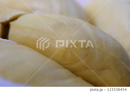 Durian flesh texture. Durian flesh texture. 115536454